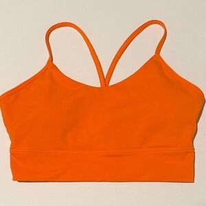 Orange Vital Apparel Sports Bra